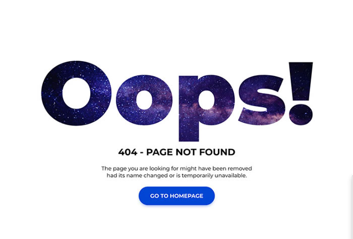 404-Page Not Found error
