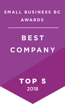 Wins Top 5 Recognition for the outstanding achievements of BC's entrepreneurs in the "Best Company" category 2018