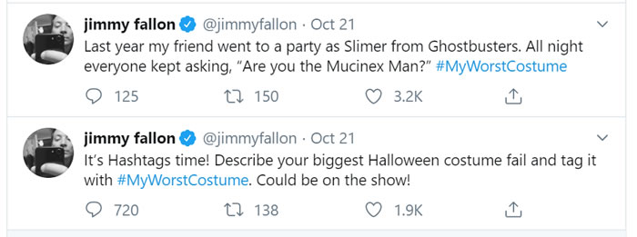Jimmy Fallon #MyWorstCostume