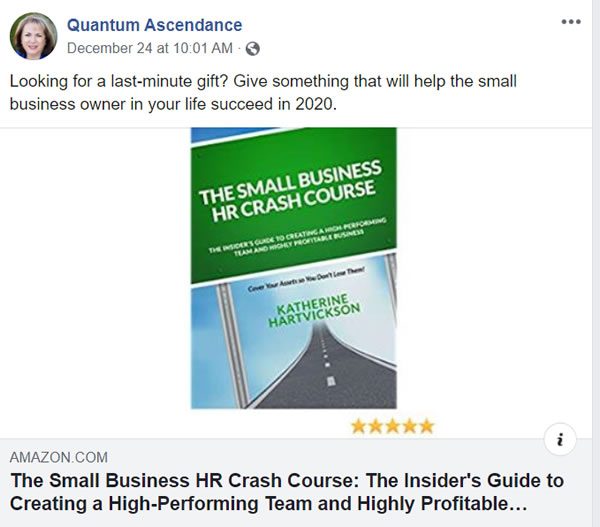 Small Business HR Crash Course book post