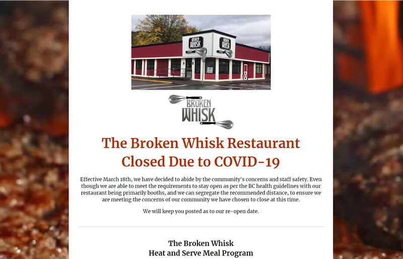 The Broken Whisk Restaurant Agassiz