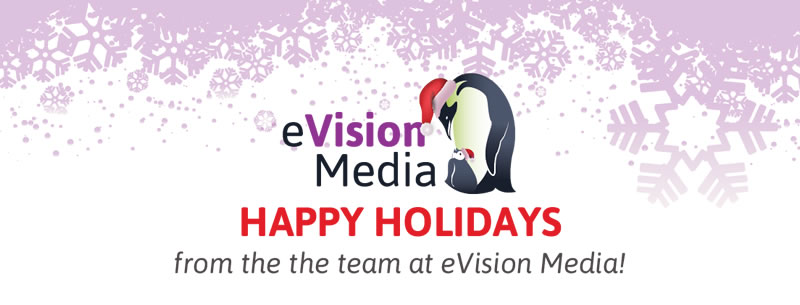 eVision Media's Facebook holiday banner 2019
