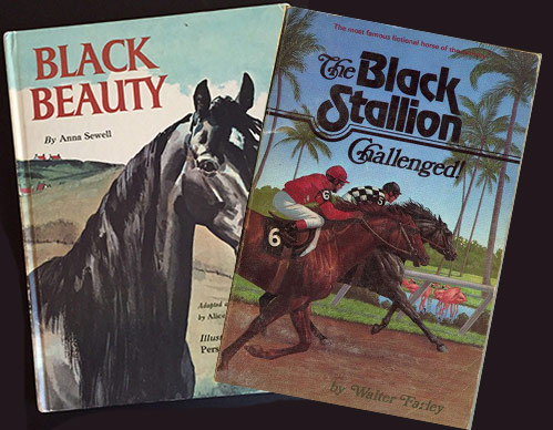 Vintage Black Beauty and Black Stallion books