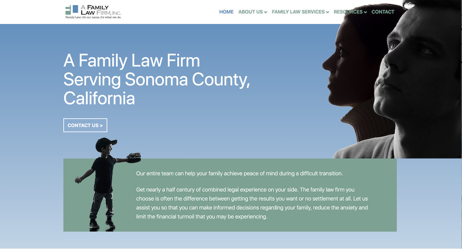 a family law firm website seo copy