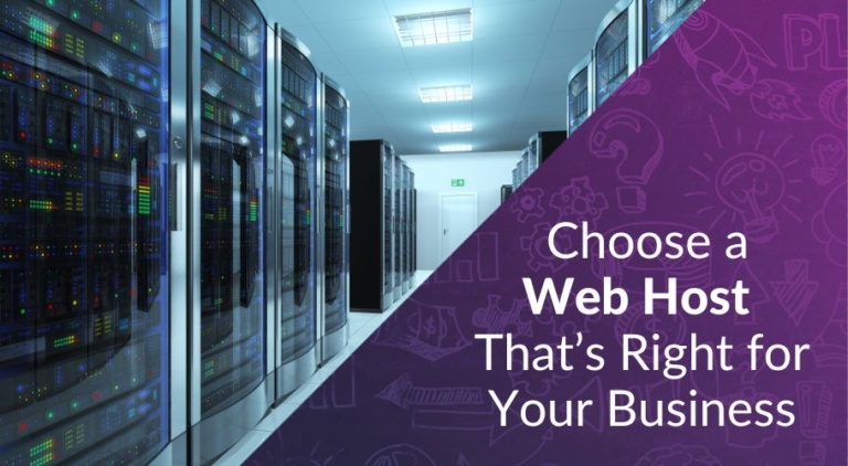 Choose a Web Host That’s Right for Your Business - eVision Media