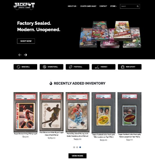 Jackpot Sports Cards