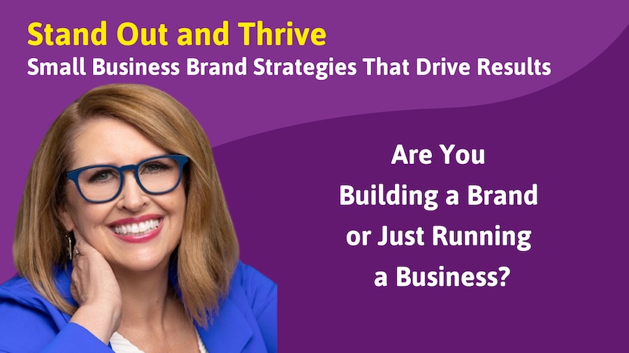 are you building a brand or just a business